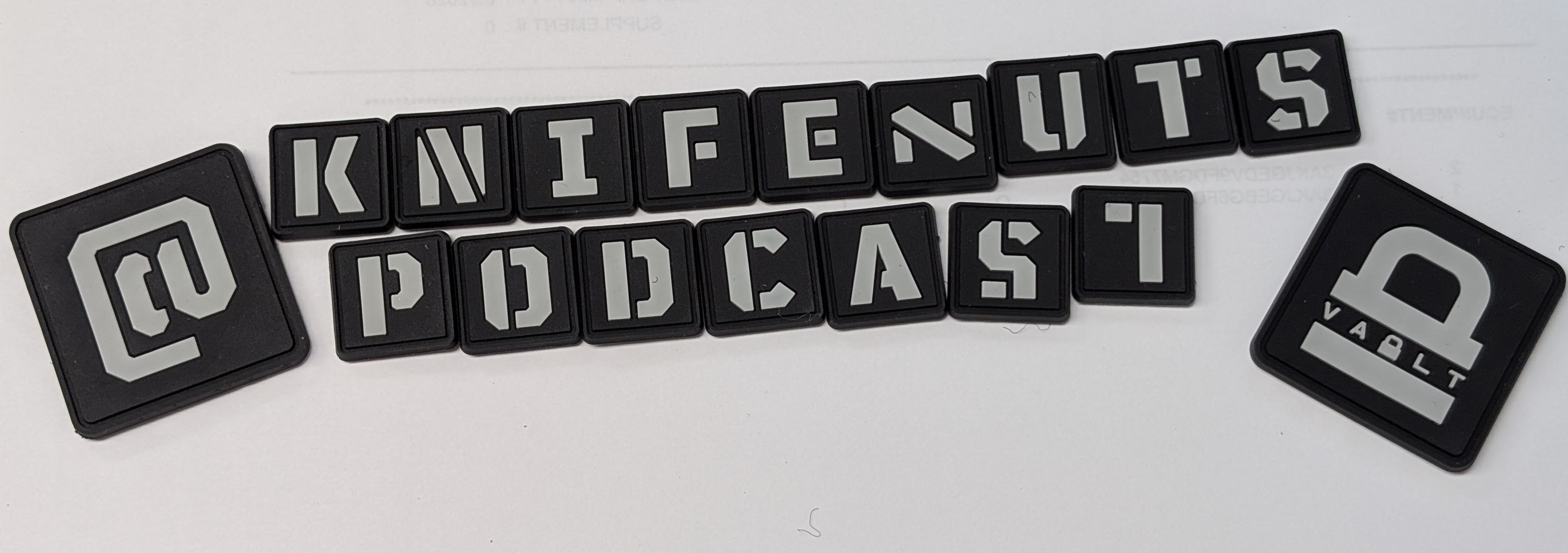 CODEX PATCH KIT by Vaultcase (Alphanumeric Ranger Eye Patches)