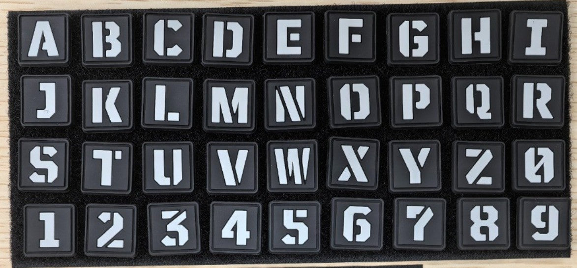 CODEX PATCH KIT by Vaultcase (Alphanumeric Ranger Eye Patches)