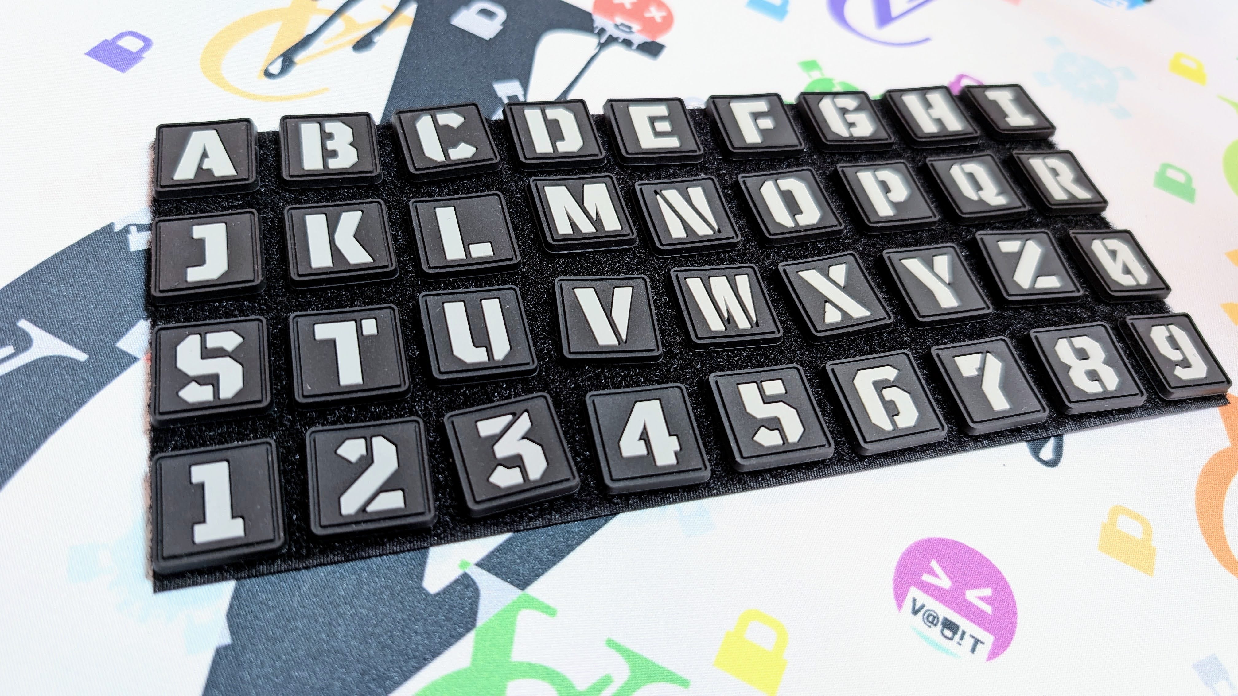 CODEX PATCH KIT by Vaultcase (Alphanumeric Ranger Eye Patches)