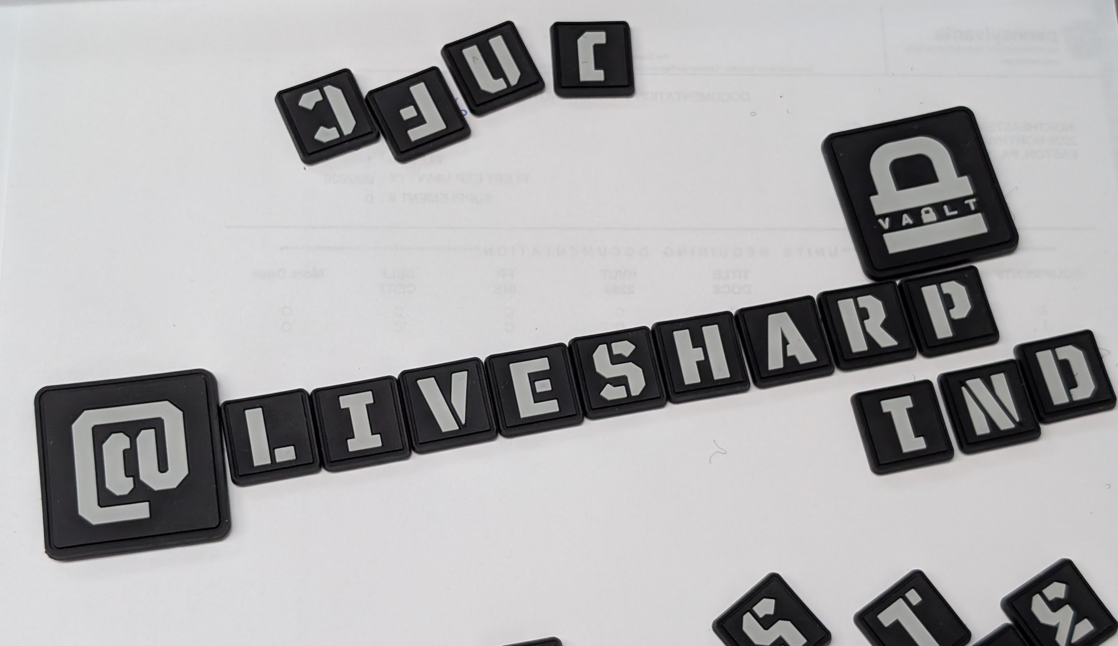 CODEX PATCH KIT by Vaultcase (Alphanumeric Ranger Eye Patches)