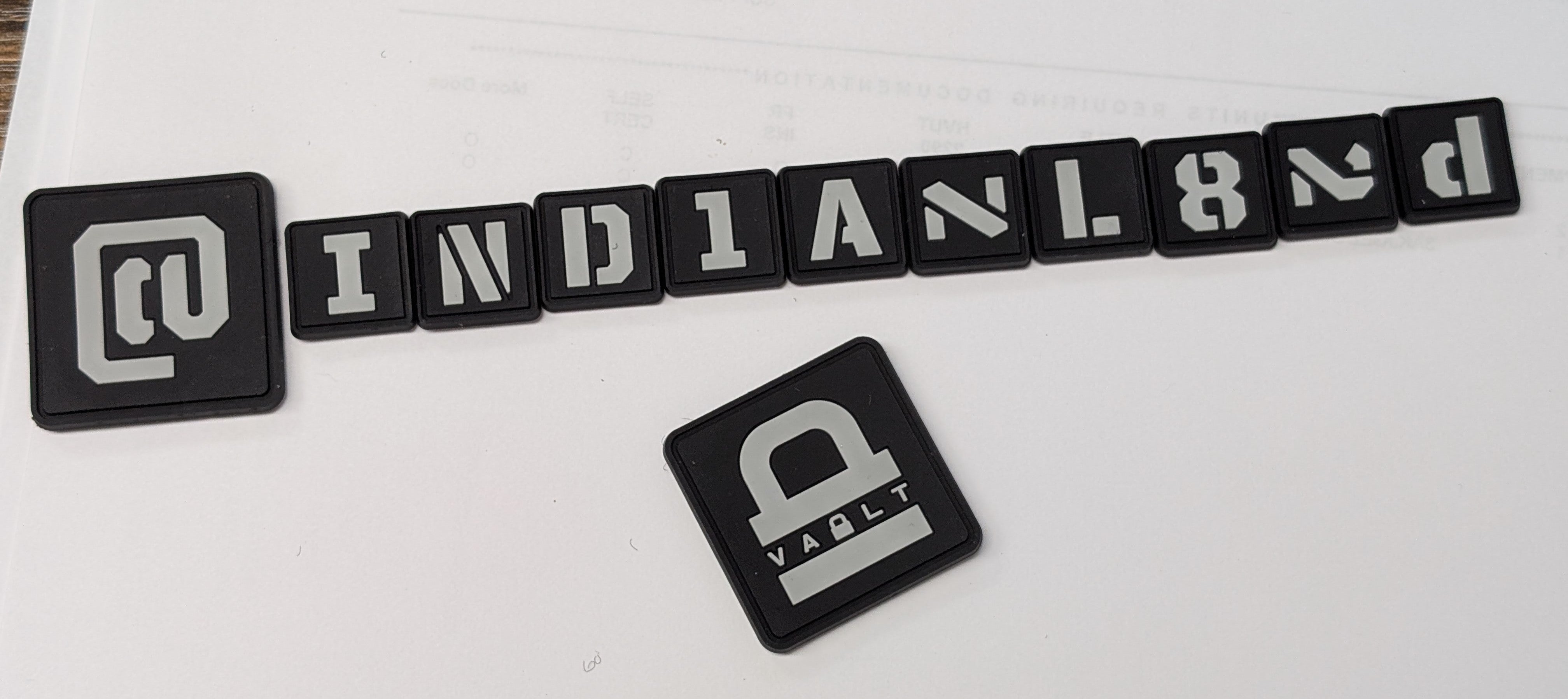 CODEX PATCH KIT by Vaultcase (Alphanumeric Ranger Eye Patches)