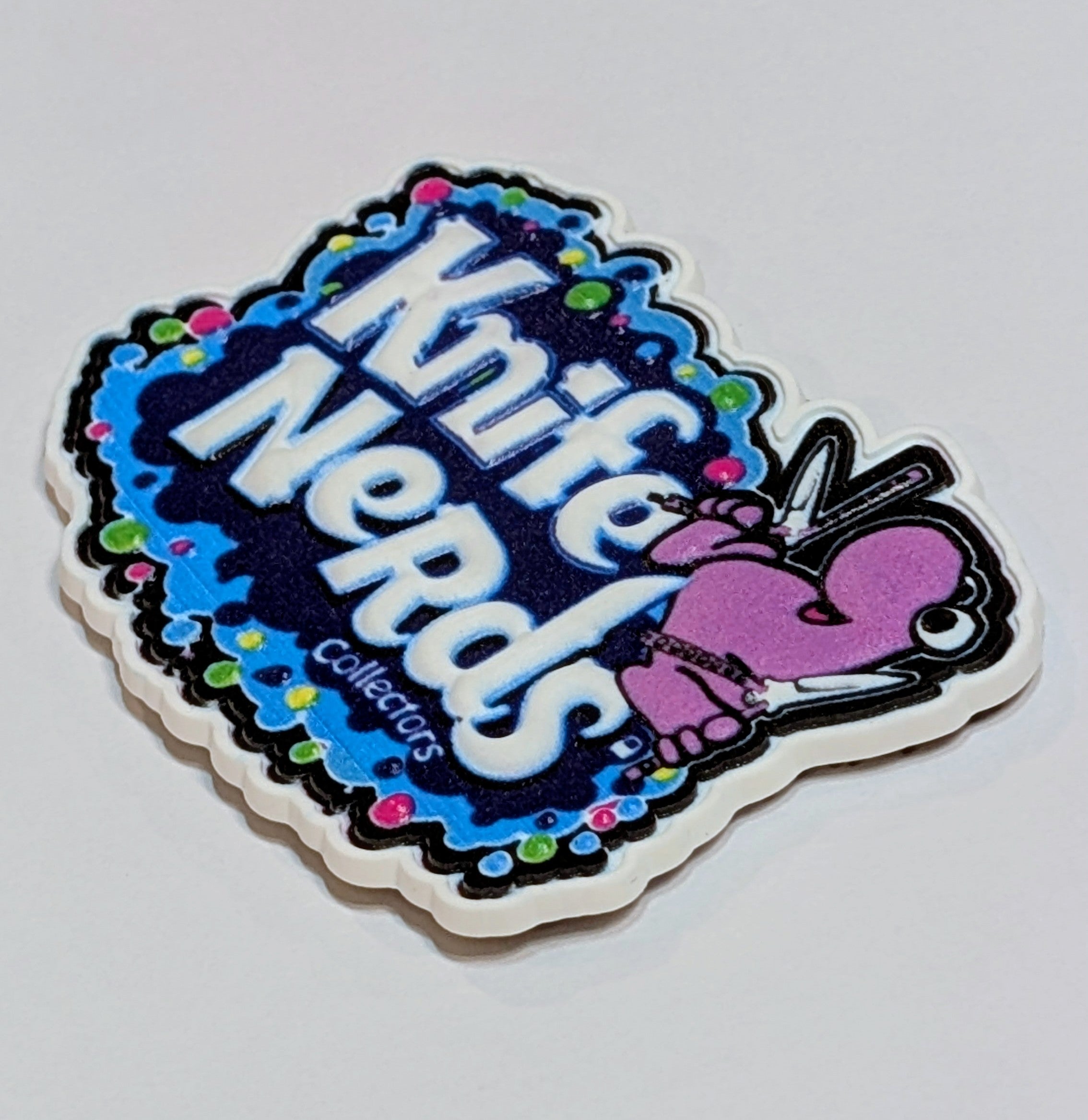 Knifenerd Die Cut Patch Angle