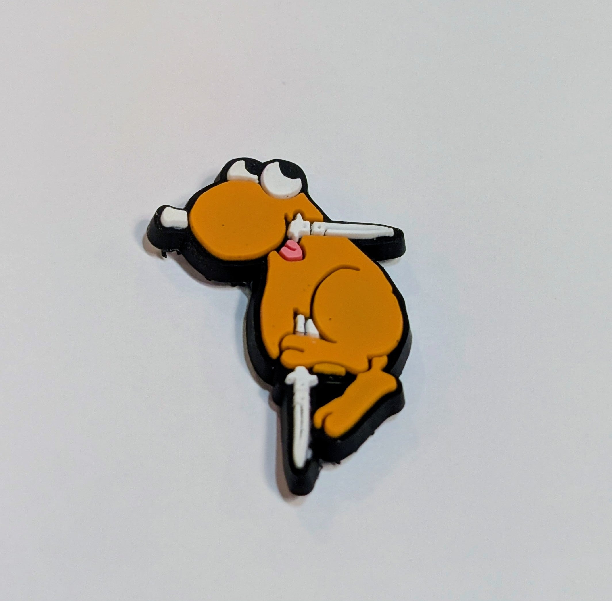 Knifenerds Character Patch Orange Stiletto Angle